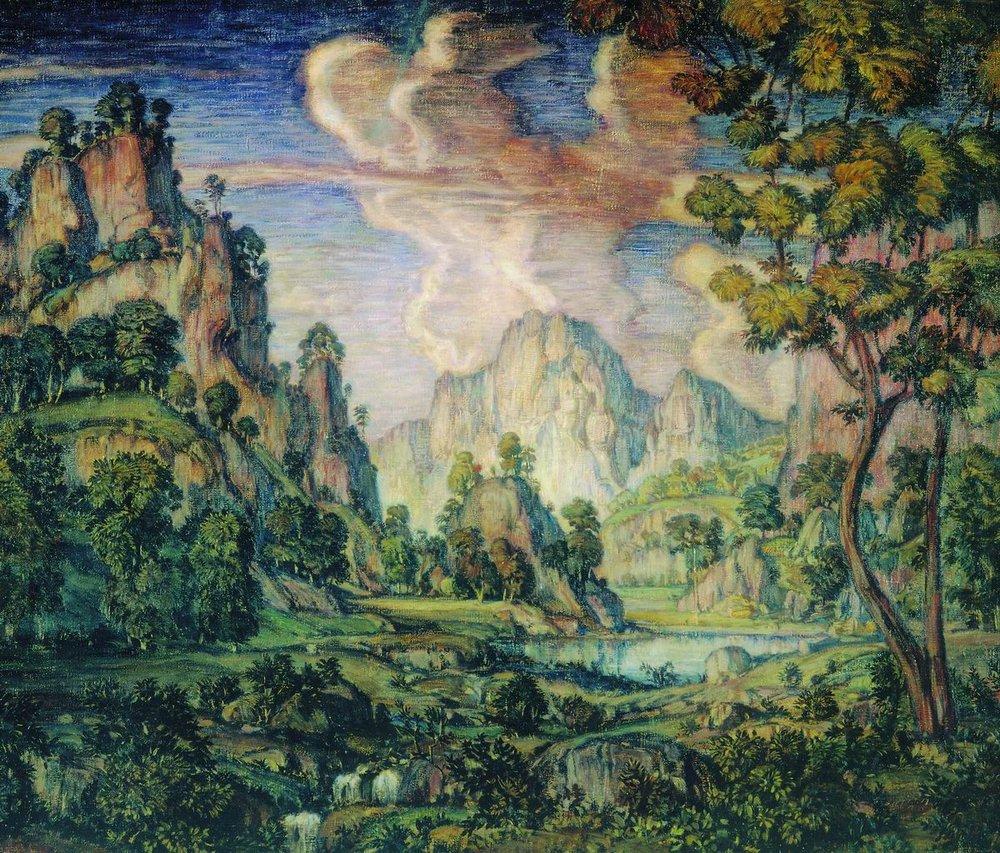 Classical Landscape - Konstantin Bogaevsky