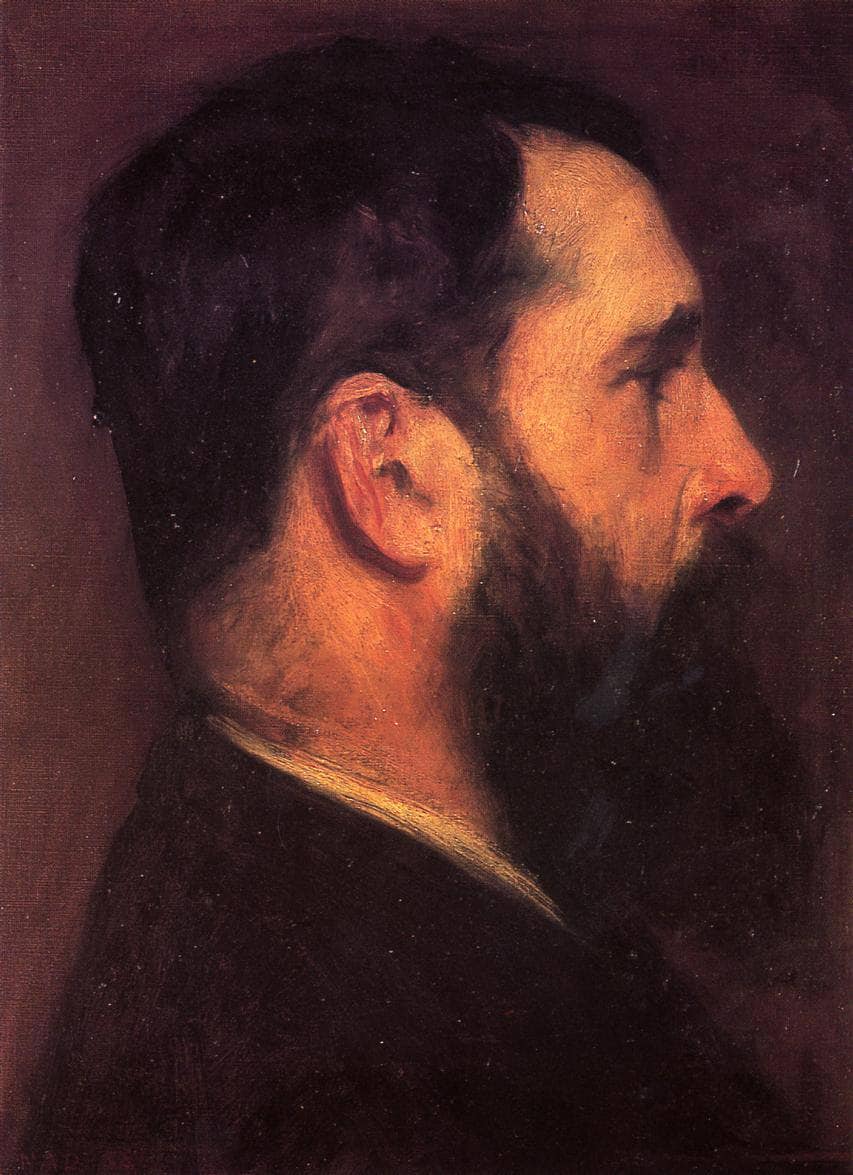 Claude Monet by John Singer Sargent — hand-painted portrait oil painting reproduction on canvas