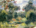 Clearing by Pierre-Auguste Renoir — hand-painted botanical oil painting reproduction on canvas