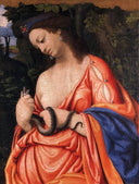 Cleopatra by Andrea Solario — hand-painted cultural oil painting reproduction on canvas