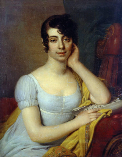 Cleopatra Ilinichna Lobanova Rostovskaya in modern living room