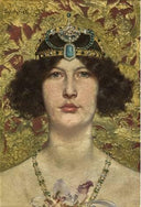 Cleopatra by Wladyslaw Czachorski — hand-painted portrait oil painting reproduction on canvas