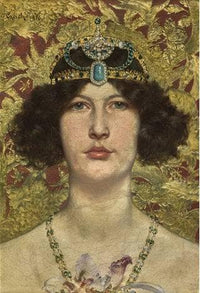 Cleopatra by Wladyslaw Czachorski — hand-painted portrait oil painting reproduction on canvas