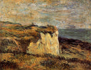 Cliff near Dieppe by Paul Gauguin — rural oil painting wall art, Impressionism