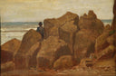 Cliff by Vincenzo Cabianca — hand-painted landscape oil painting reproduction on canvas