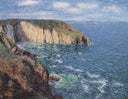 Cliffs at Cape Frehel by Gustave Loiseau — hand-painted landscape oil painting reproduction on canvas