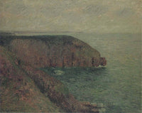 Cliffs at Fecamp by Gustave Loiseau — hand-painted landscape oil painting reproduction on canvas