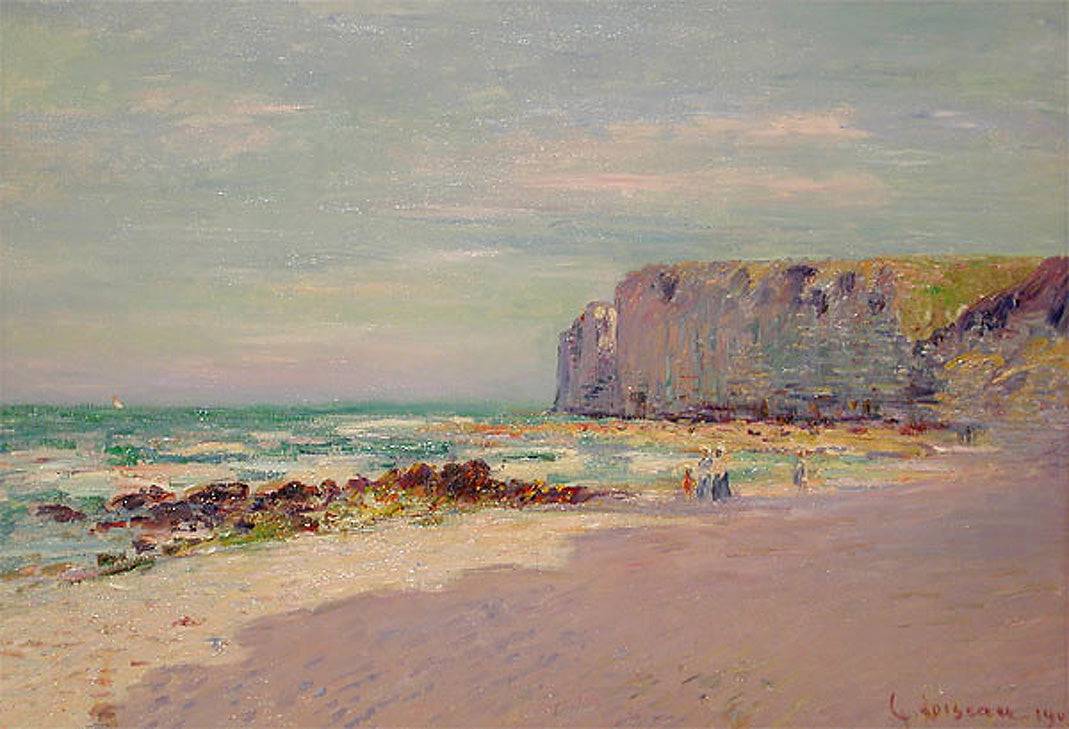 Cliffs at Petit Dalles, Normandy - Gustave Loiseau