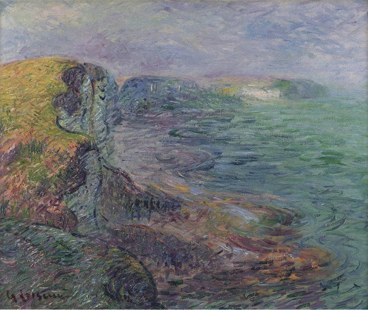 Cliffs at Yport by Gustave Loiseau — hand-painted impressionism oil painting reproduction on canvas
