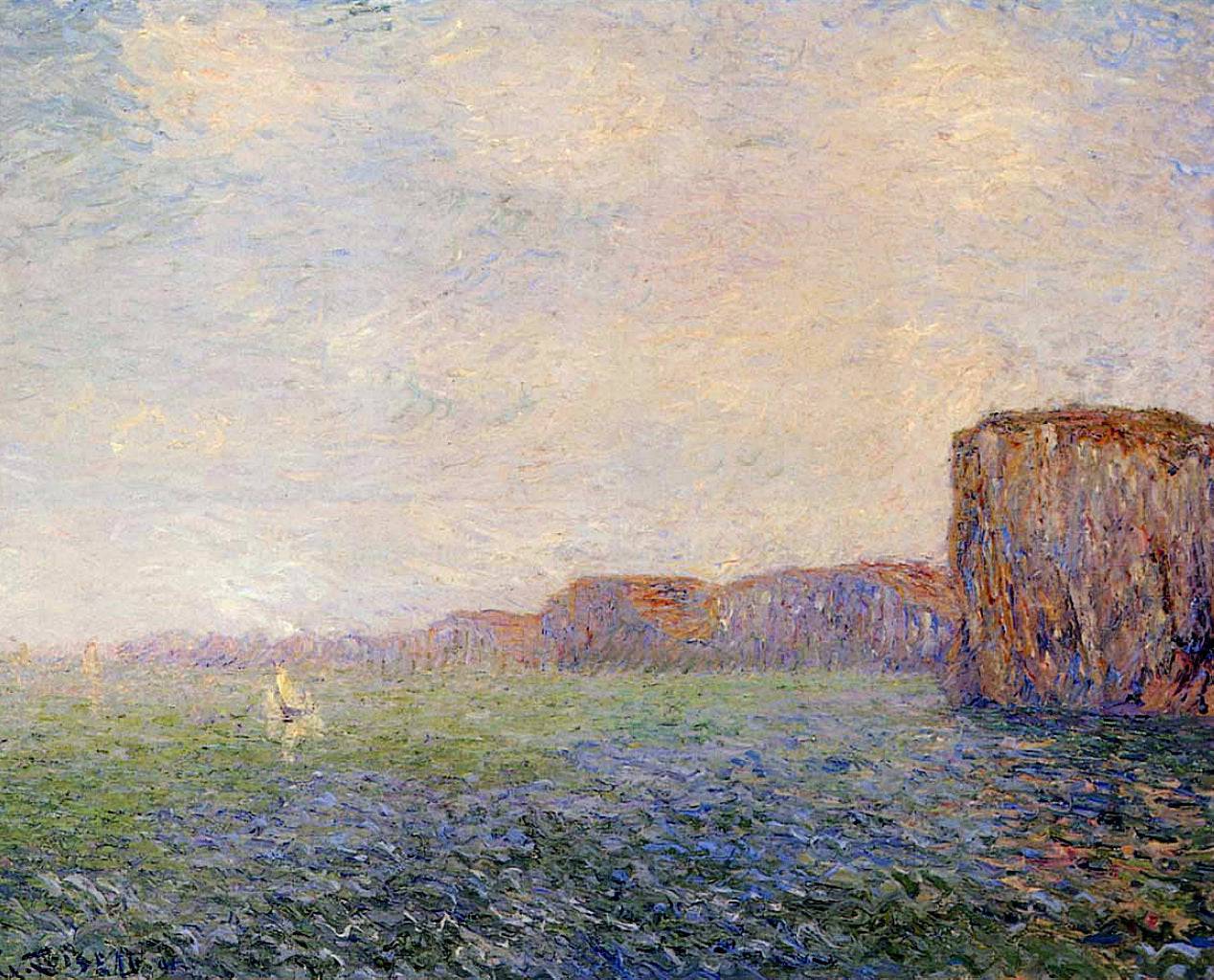 Cliffs by the Sea - Gustave Loiseau