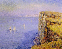 Cliffs by the Sea by Gustave Loiseau — hand-painted landscape oil painting reproduction on canvas