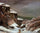 Cliffs by the Sea in the Snow in kitchen