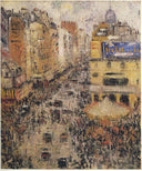 Cligancourt Street by Gustave Loiseau — city oil painting wall art, Post Impressionism