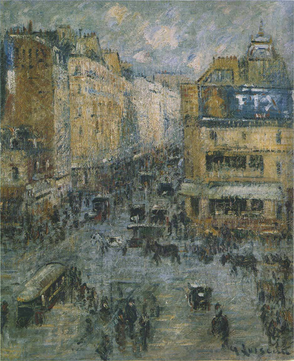 Cligancourt Street in Paris - Gustave Loiseau