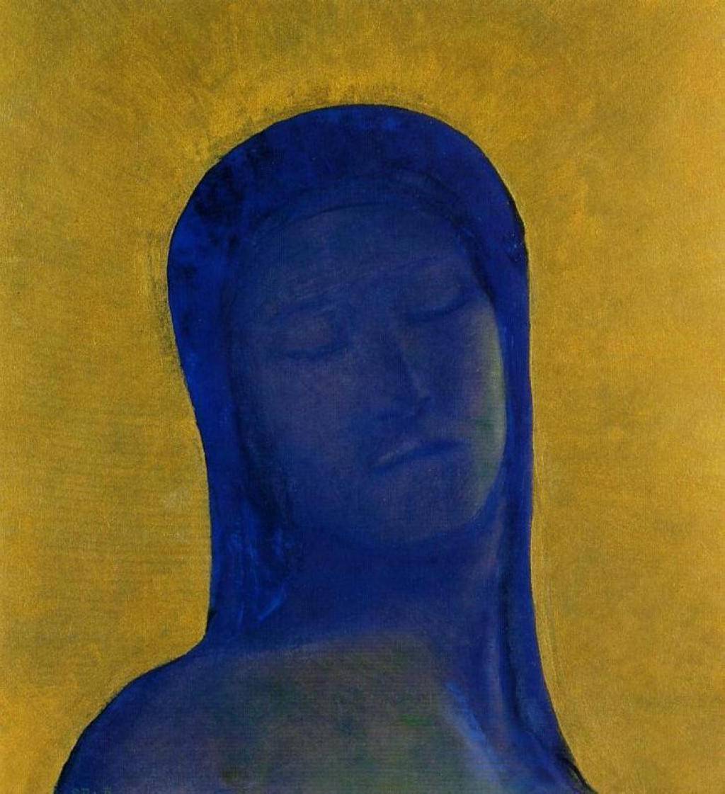 Closed Eyes - Odilon Redon