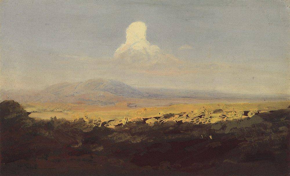 Cloud over the mountain valley - Arkhyp Kuindzhi