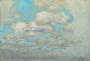 Clouds by Isaac Levitan — hand-painted geometric oil painting reproduction on canvas