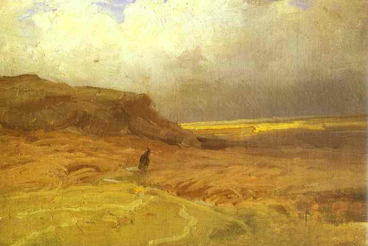 Clouds over Hills. Study - Fyodor Vasilyev