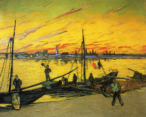 Coal Barges - Vincent van Gogh