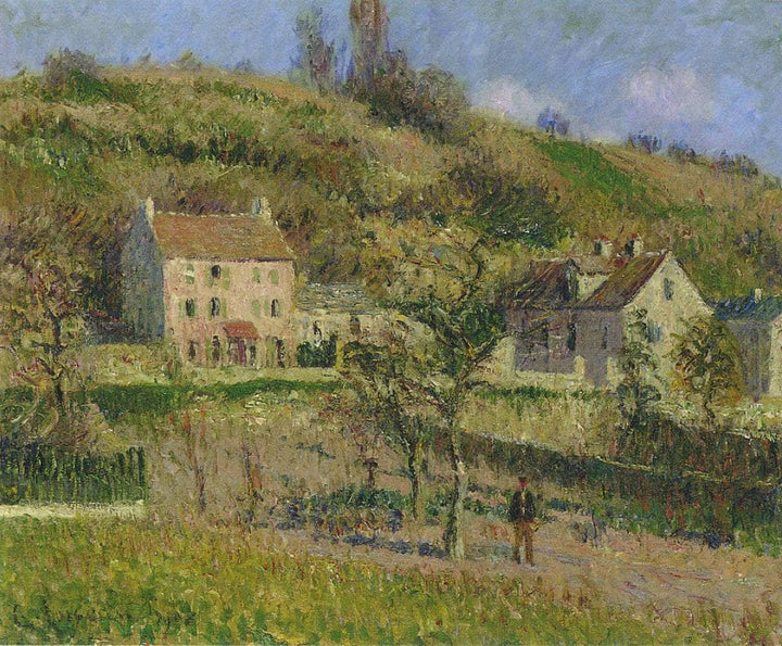 Coast at Chaponival by Gustave Loiseau — hand-painted architectural oil painting reproduction on canvas