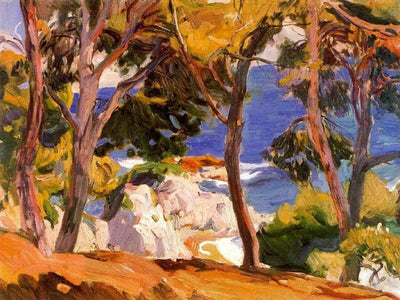 Coast at Santa Cristina by Joaquín Sorolla — oil painting reproduction