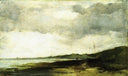 Coastal View by John Henry Twachtman — seascapes oil painting wall art, Impressionism