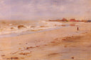 Coastal View by William Merritt Chase — hand-painted landscape oil painting reproduction on canvas