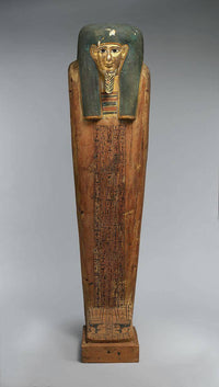 Coffin of Nesmin by Ancient Egypt — hand-painted cultural oil painting reproduction on canvas