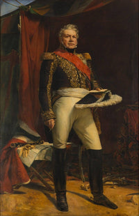 Nicolas-joseph Maison, Maréchal de France en 1829 by Léon Cogniet — hand-painted portrait oil painting reproduction on canvas