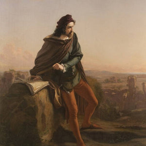Cola di Rienzi that from the heights of Rome contemplates its ruins