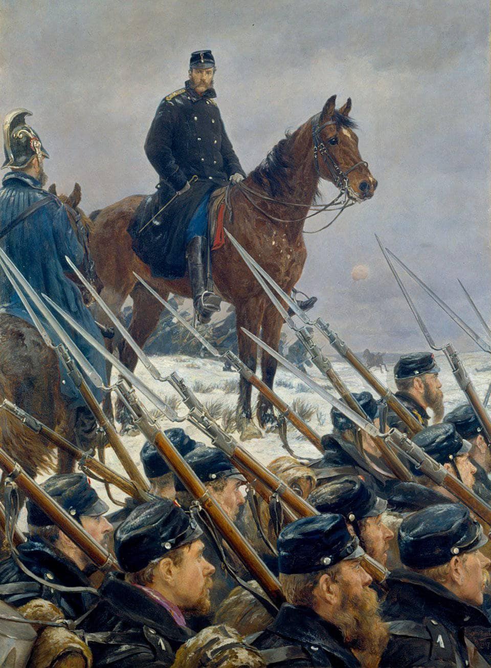 Colonel Max Müller at Lake Sankelmark on February 6, 1864