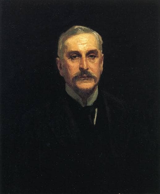 Colonel Thomas Edward Vickers by John Singer Sargent — hand-painted portrait oil painting reproduction on canvas