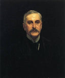 Colonel Thomas Edward Vickers by John Singer Sargent — male oil painting wall art, Realism