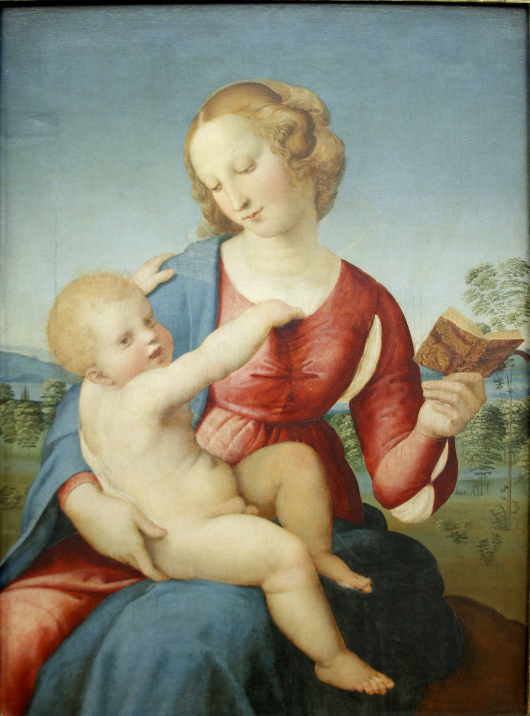 Colonna  Madonna by Raphael — hand-painted portrait oil painting reproduction on canvas