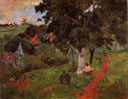 Coming and going, Martinique by Paul Gauguin — rural oil painting wall art, Post Impressionism