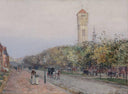 Commonwealth Avenue, Boston by Childe Hassam — hand-painted landscape oil painting reproduction on canvas