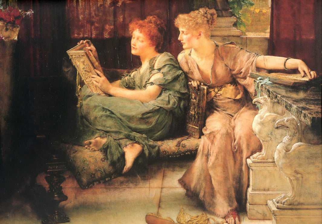 Comparisons by Sir Lawrence Alma-Tadema — hand-painted cultural oil painting reproduction on canvas