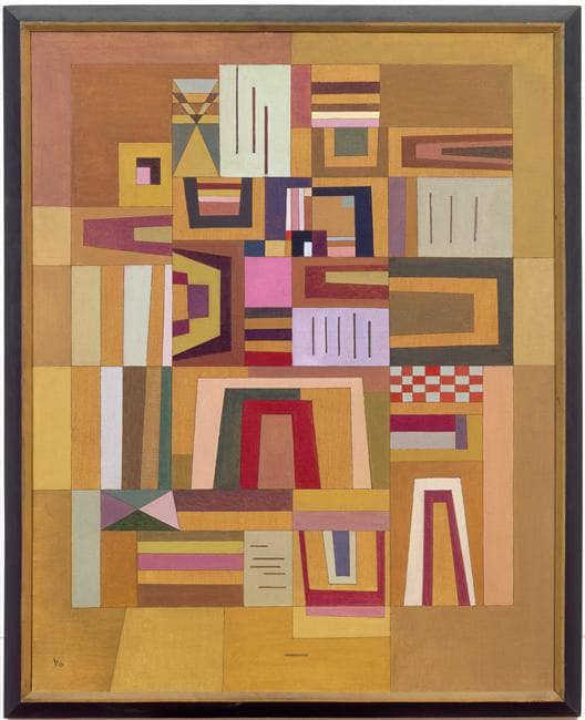 Compensation rose by Wassily Kandinsky — hand-painted abstract oil painting reproduction on canvas