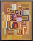 Compensation rose by Wassily Kandinsky — hand-painted abstract oil painting reproduction on canvas