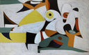 Composition by Arshile Gorky — hand-painted abstract oil painting reproduction on canvas