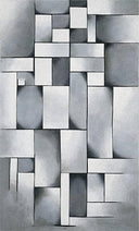 Composition in gray (Rag Time) by Theo van Doesburg — hand-painted abstract oil painting reproduction on canvas