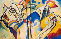 Composition IV by Wassily Kandinsky — hand-painted abstract oil painting reproduction on canvas