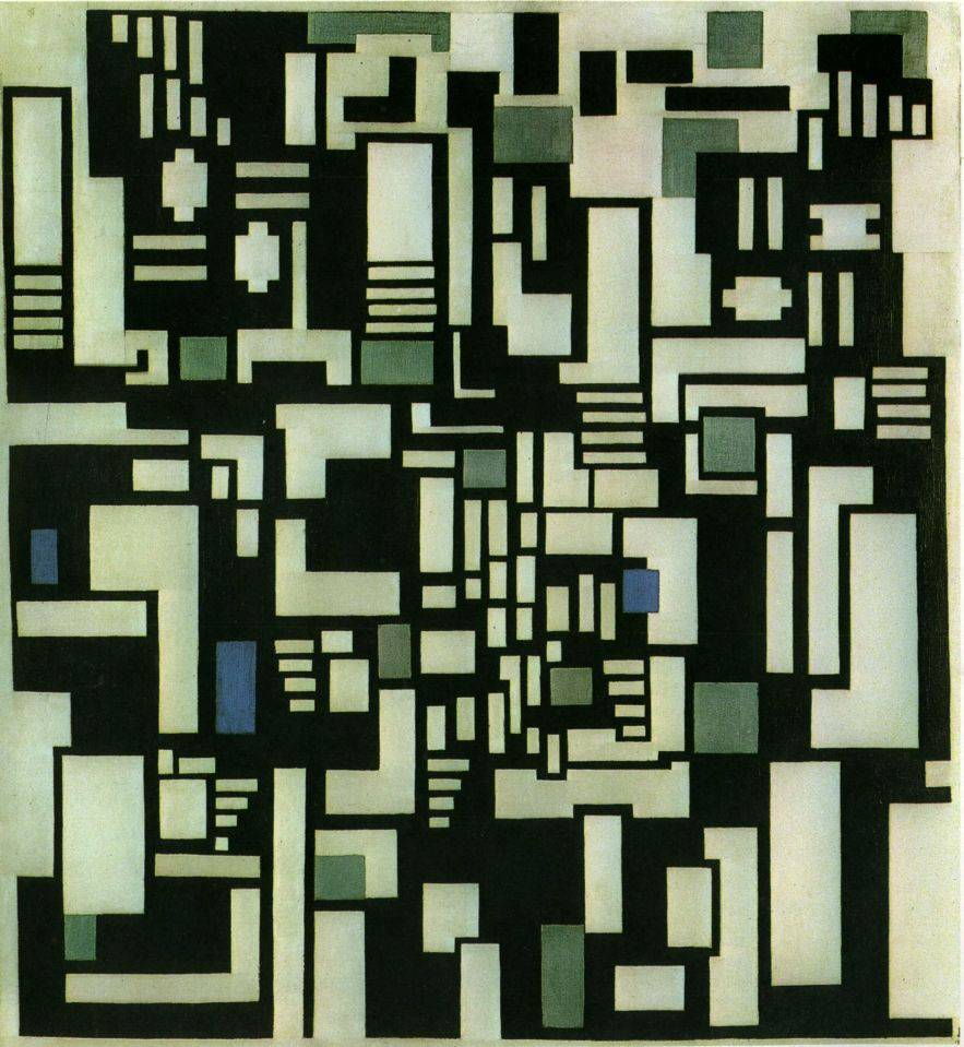 Composition IX, opus 18, 1917 - Theo van Doesburg