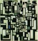 Composition IX, opus 18, 1917 by Theo van Doesburg — hand-painted abstract oil painting reproduction on canvas