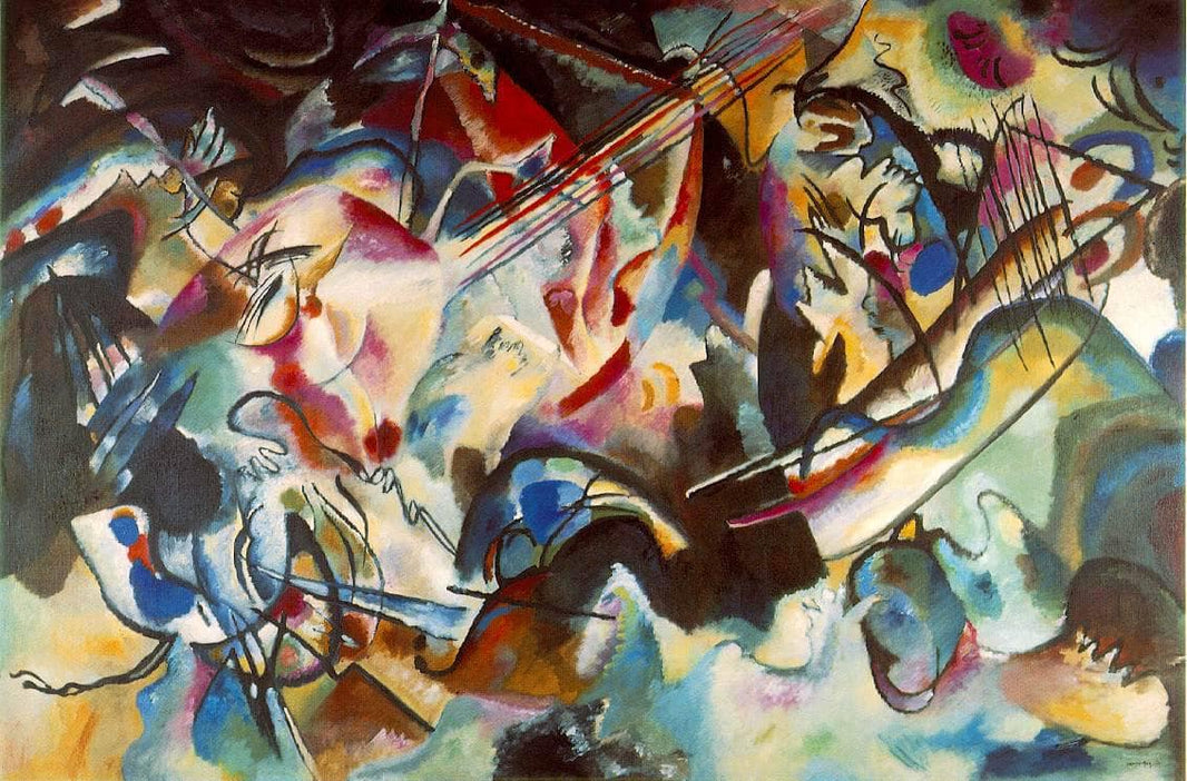 Composition VI by Wassily Kandinsky — hand-painted abstract oil painting reproduction on canvas