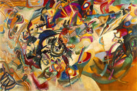 Composition VII by Wassily Kandinsky — hand-painted abstract oil painting reproduction on canvas