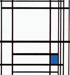 Composition with Blue - Piet Mondrian