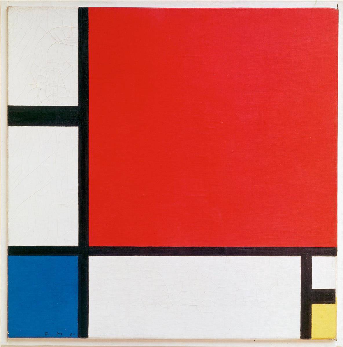 Composition with Red,  Blue and Yellow - Piet Mondrian