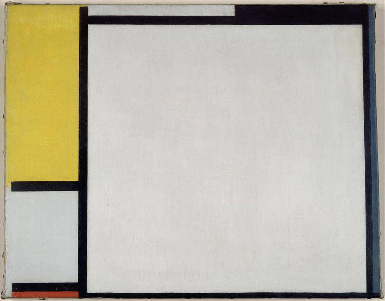 Composition with Red, Yellow and Blue - Piet Mondrian