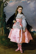 Concepción Serrano, later Countess of Santovenia by Eduardo Rosales — hand-painted portrait oil painting reproduction on canvas